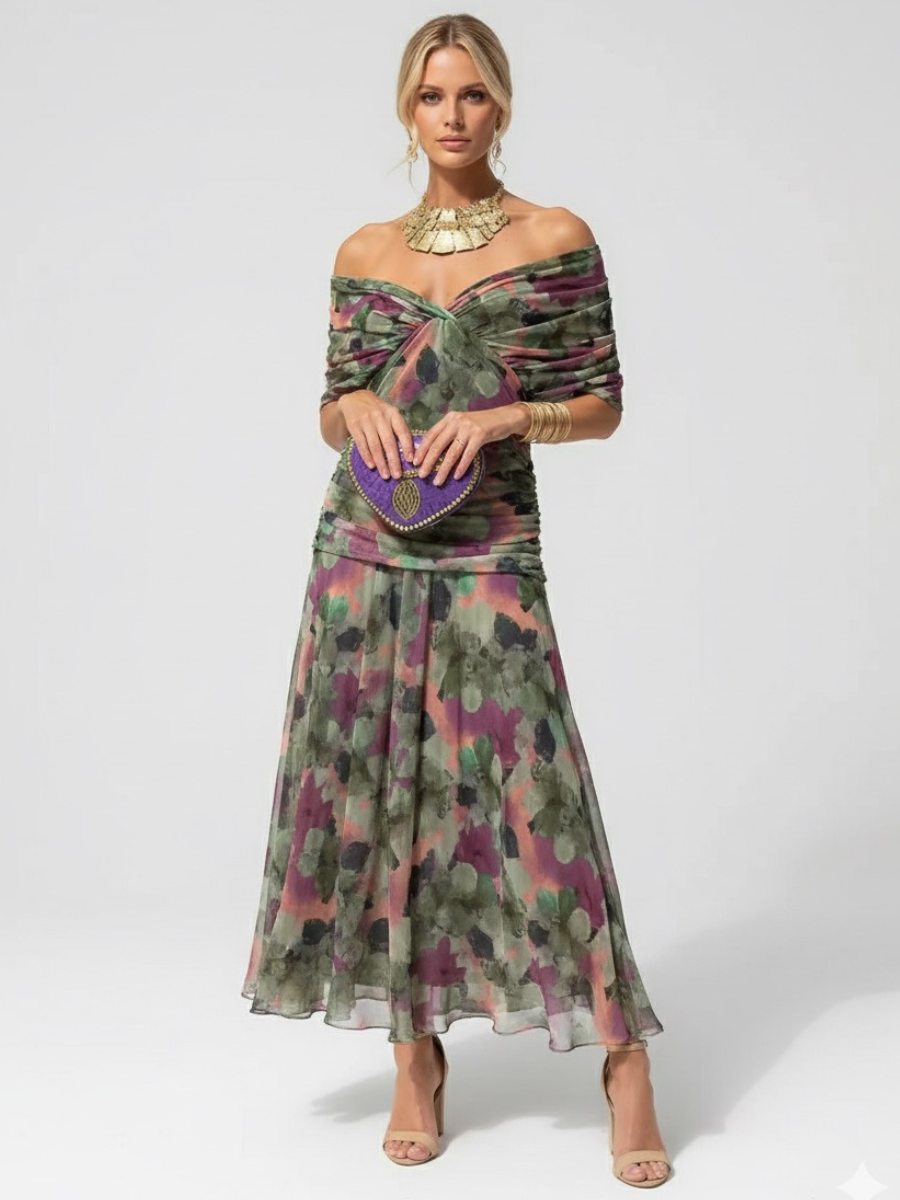 Lilly | een zwierige midi-jurk