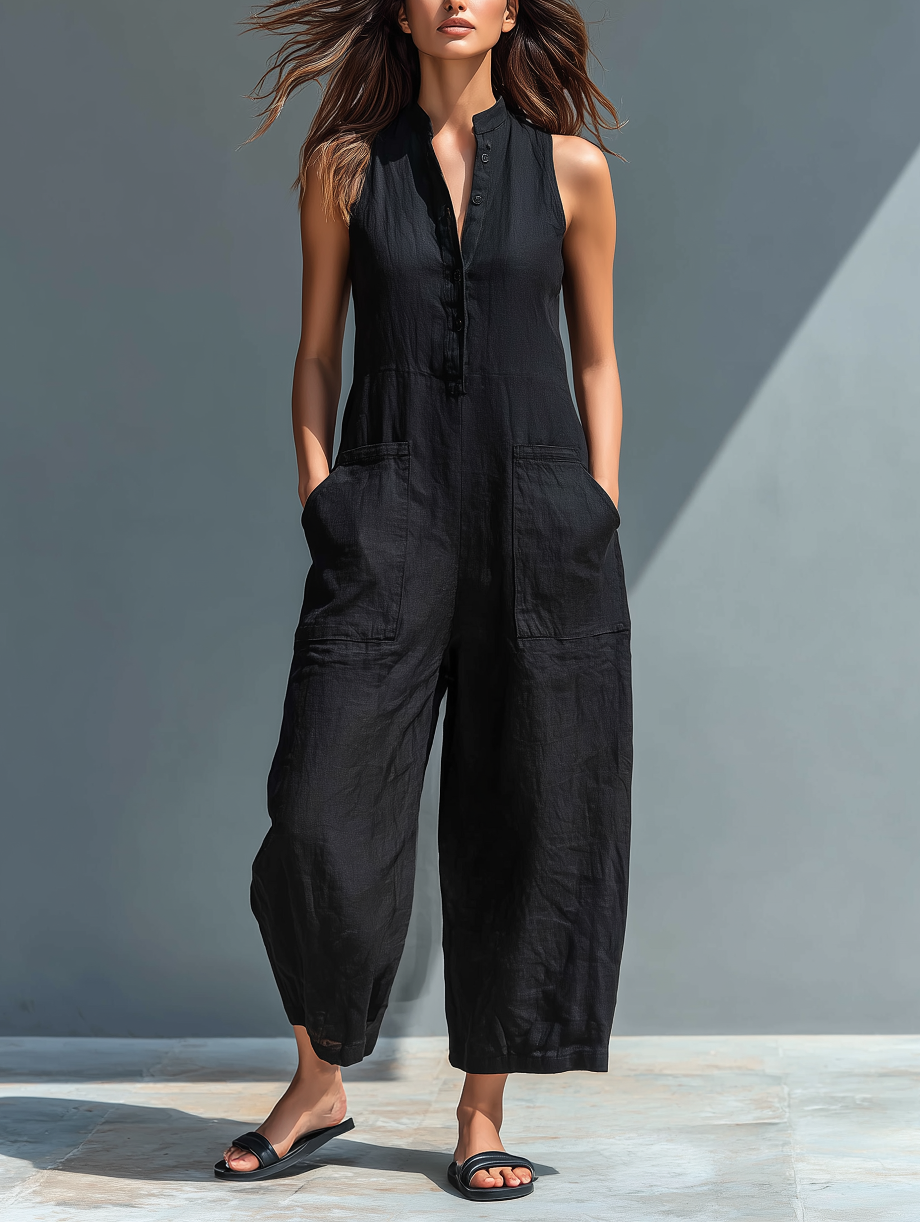 Maeven | Elegante mouwloze jumpsuit