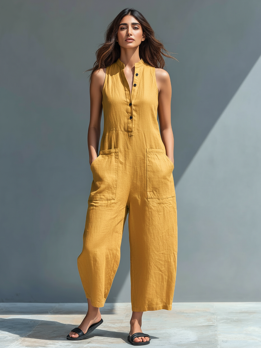 Maeven | Elegante mouwloze jumpsuit