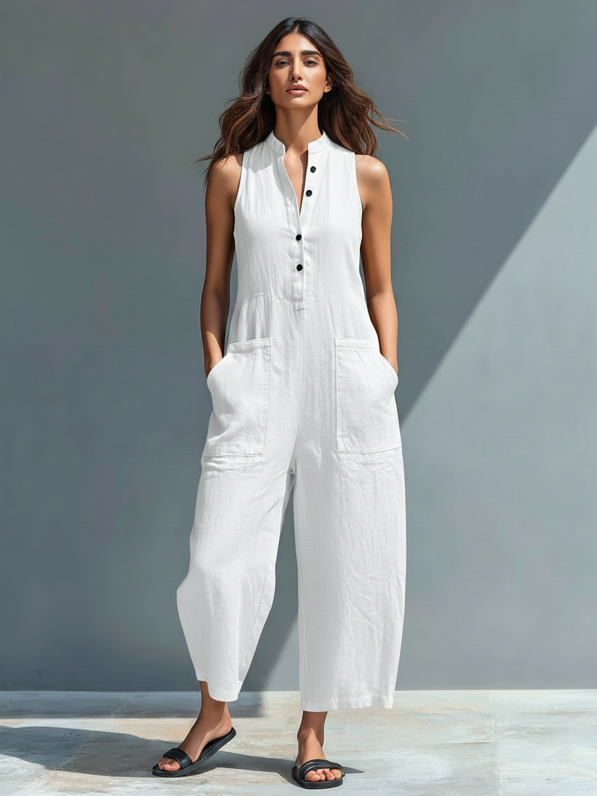 Maeven | Elegante mouwloze jumpsuit